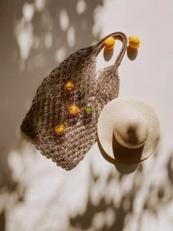 Village Thrive Accessories Natural Net Market Tote Bag