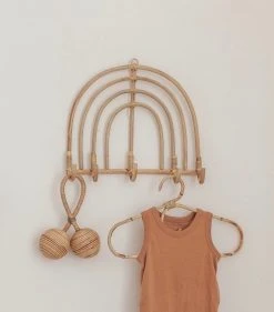 Village Thrive Rainbow Rattan Wall Hook