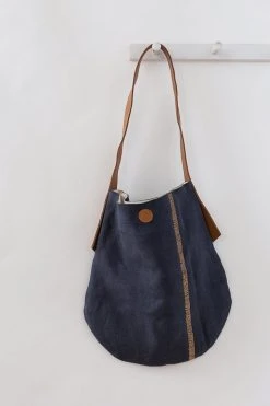 Will & Atlas Archer Jute Tote - Indigo Accessories