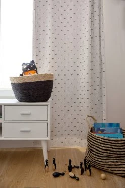 Will & Atlas Best Sellers Jute Bowl - Charcoal With Natural Trim