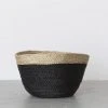 Will & Atlas Best Sellers Jute Bowl - Charcoal With Natural Trim