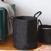 Will & Atlas Jute Laundry Basket - Charcoal Home Goods