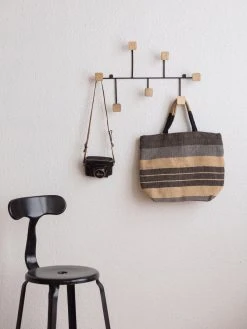 Will & Atlas Accessories Sonoma Jute Shopper - Indigo Stripe