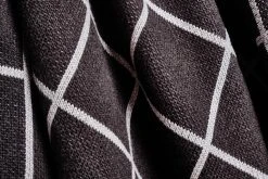 Looma Windowpane Jacquard Throw Blanket Home Goods