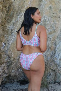 Wolven Reversible French Cut Recycled Bikini Bottom - Amalfi Swim