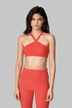 Wolven Recycled Pyramid Top - Cayenne