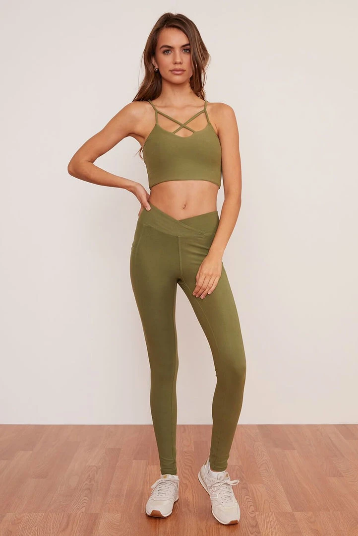 Wolven Activewear + Athleisure Recycled Crossover Pocket Legging - Eucalyptus 8 Wolven Activewear + Athleisure Recycled Crossover Pocket Legging - Eucalyptus