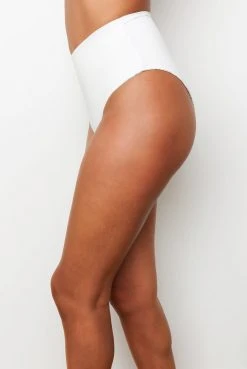 Wolven Swim Reversible Recycled High-Waisted Bikini Bottom - Harmony