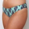 Wolven Swim Recycled Ruched Hipster Bikini Bottom - Jungle 1 Wolven Swim Recycled Ruched Hipster Bikini Bottom - Jungle