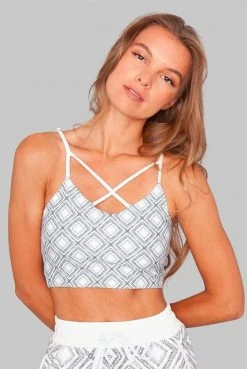 Wolven Crisscross Four-Way Recycled Top - Lineage Activewear + Athleisure