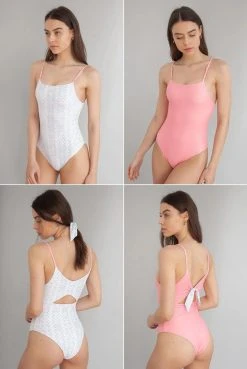 Wolven Reversible Eight-Way Recycled One Piece Swimsuit - Riviera