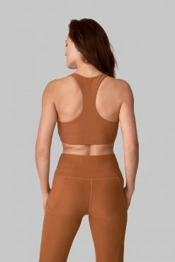 Wolven Best Sellers Recycled Yoga Top - Turmeric