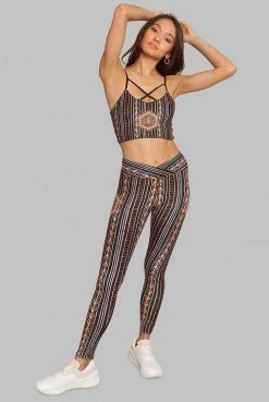 Wolven Crisscross Four-Way Recycled Top - Zephyr