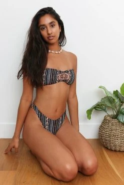 Wolven Reversible French Cut Recycled Bikini Bottom - Zephyr Swim