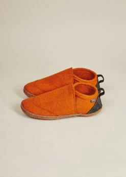 Kyrgies Women's Wool Tengries Slippers - Orange