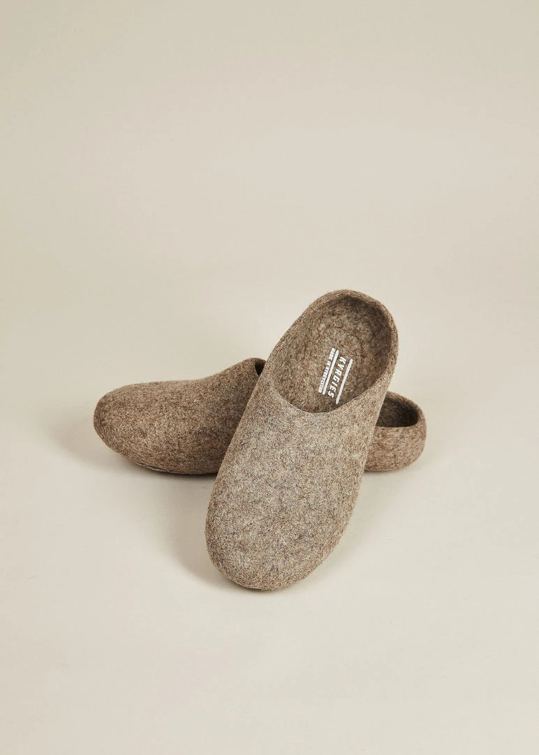 Kyrgies Women's Classic Sole Low Back Wool Slippers - Oatmeal Best Sellers 7 Kyrgies Women's Classic Sole Low Back Wool Slippers - Oatmeal Best Sellers