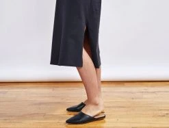 Coyuchi Pajamas + Loungewear Solstice Nightgown - Deep Graphite