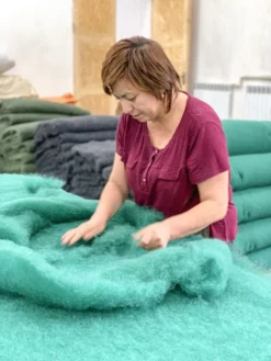 Kyrgies Handcrafted Women's Walkabout Wool Lace-Up Slippers