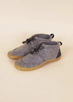 Kyrgies Handcrafted Women's Walkabout Wool Lace-Up Slippers