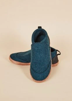 Kyrgies Best Sellers Women's Wool Tengries Slippers - Navy