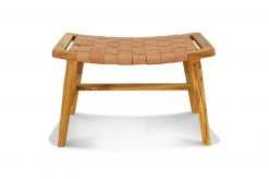 Masaya & Co. Masaya Leather Ottoman Best Sellers