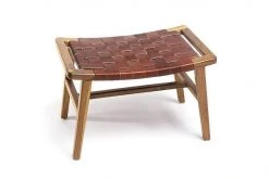 Masaya & Co. Masaya Leather Ottoman Best Sellers