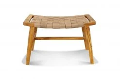 Masaya & Co. Masaya Leather Ottoman Best Sellers