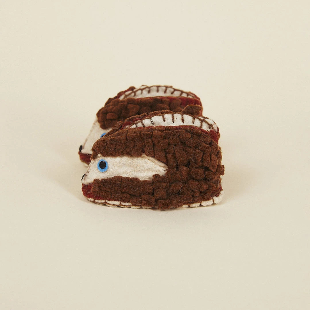 Silk Road Bazaar Wool Baby Booties - Hedgehog 4 Silk Road Bazaar Wool Baby Booties - Hedgehog