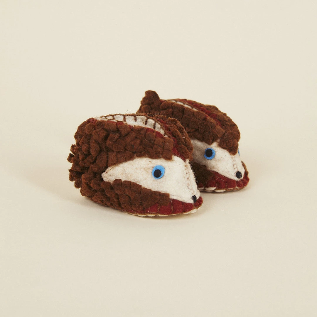 Silk Road Bazaar Wool Baby Booties - Hedgehog 3 Silk Road Bazaar Wool Baby Booties - Hedgehog