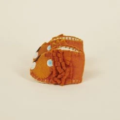 Silk Road Bazaar Wool Baby Booties - Lion Kids' + Baby