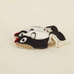 Silk Road Bazaar Wool Baby Booties - Skunk Kids' + Baby