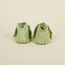 Silk Road Bazaar Wool Baby Booties - Triceratops Dinosaur Best Sellers