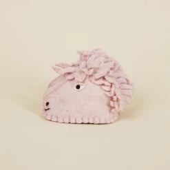 Silk Road Bazaar Wool Baby Booties - Unicorn