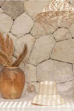 Village Thrive Accessories Woven Bucket Hat