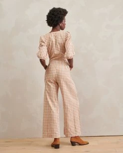 WVN Clothing Amber Gingham Jumpsuit
