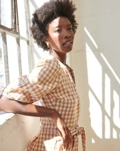 WVN Clothing Amber Gingham Jumpsuit