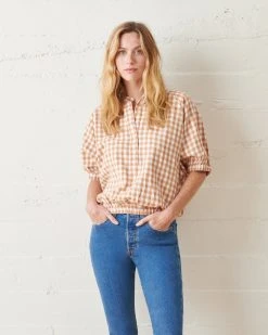 WVN Luca Gingham Top Clothing