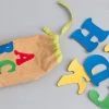 Zeki Learning Baby Gifts English Alphabet Bag - Tan 2 Zeki Learning Baby Gifts English Alphabet Bag - Tan