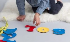 Zeki Learning Baby Gifts Spanish Alphabet Bag