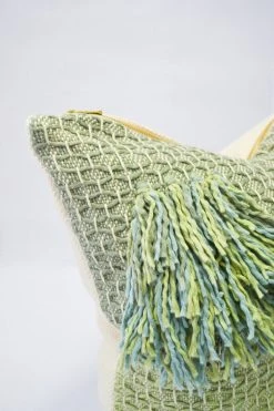 Zuahaza Diamond Feijoa Throw Pillow Cover