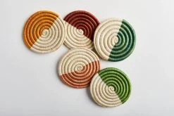 Zuahaza Monserrate Woven Coaster Set Office Accessories