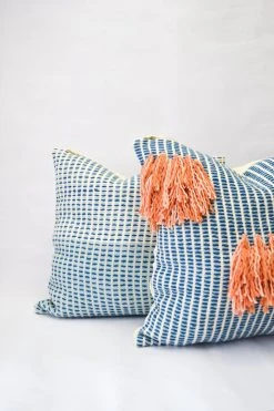 Zuahaza Naidi Throw Pillow Cover With Tassels